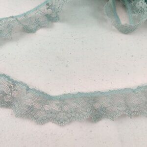 Vintage Hirschberg Schutz Lace Trim 30 yards + 24"  Green 1" wide